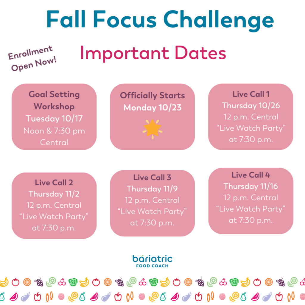 focus-challenge-important-dates-bariatric-food-coach